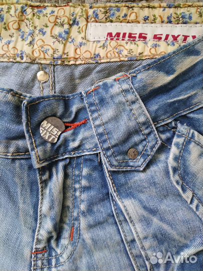 Джинсовые шорты карго Miss Sixty