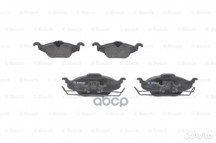 Колодки тормозные дисковые перед 0986424456