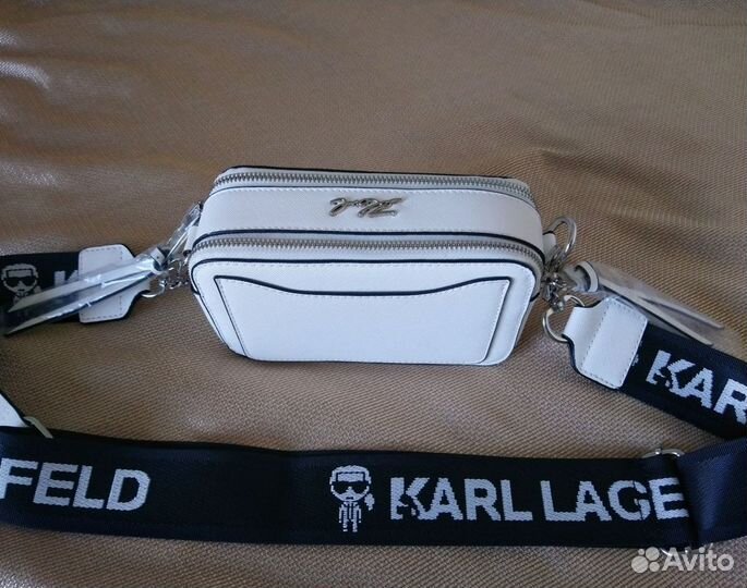 Сумка женская Karl lagerfeld белая