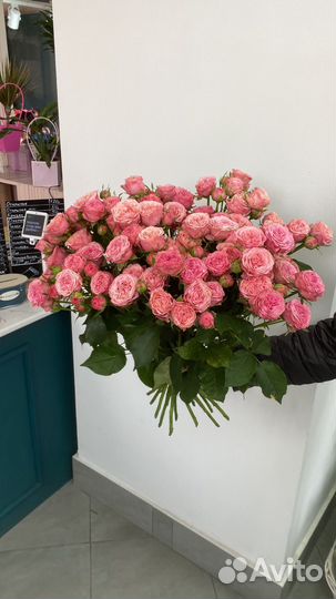 Розы кустовые букет цветов из роз