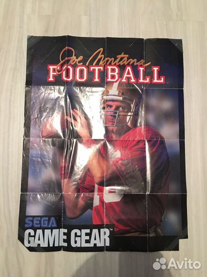 Постер joe montana football