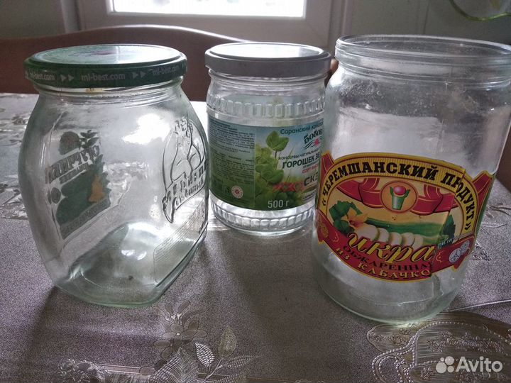 Банки стеклянные