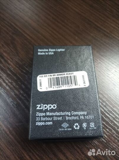 Зажигалка zippo armor 168