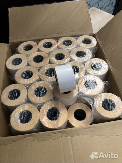 Термотрансферные этикетки 48х70