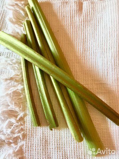 Ревень, стебли ревеня