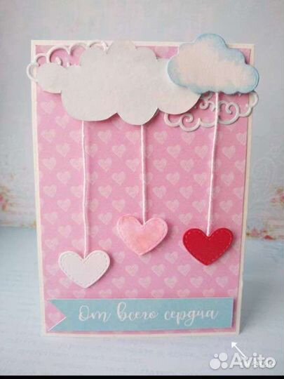 Открытки ручной работы в ассортименте