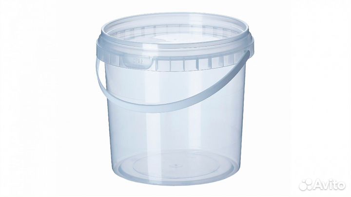 Ведро пластиковое с крышкой