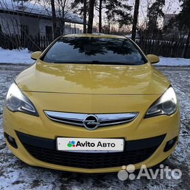 Обои opel, astra, gtc, желтый, вид сбоку картинки на рабочий стол, фото скачать бесплатно