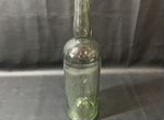Бутылка старинная зеленое стекло