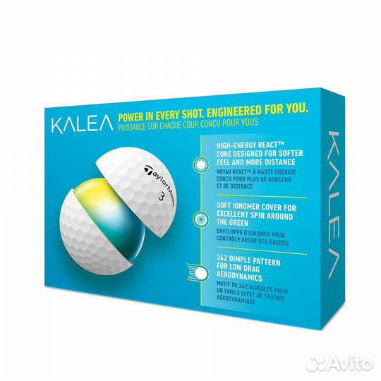 Мячи для гольфа Taylormade Kalea белые