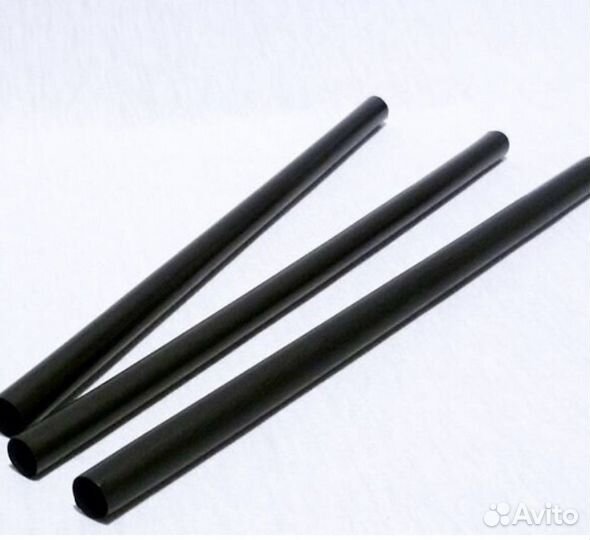 Трубочки широкие для коктейля 12*210 мм. 250 шт