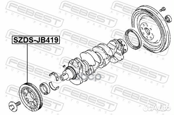 Шкив коленвала szdsjb419 Febest