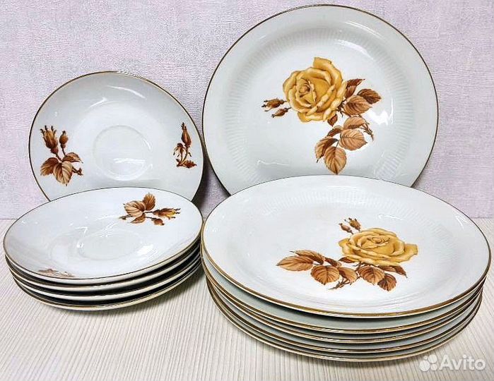 Сервиз Фарфоровый Большой Кольдиц Германия (Г.Д.Р)