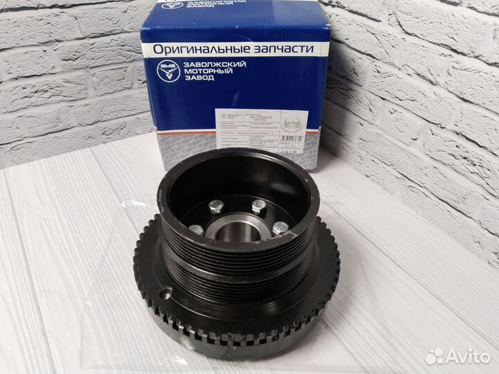 Шкив змз-406, 405, 409 коленвала двухручьевой