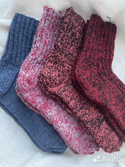Шерстяные носки ручной работы