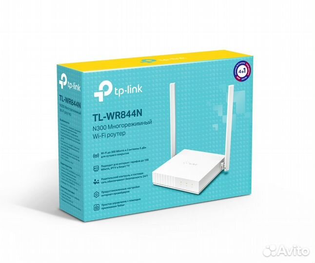 Беспроводной маршрутизатор TL-WR844N N300 TP-Link