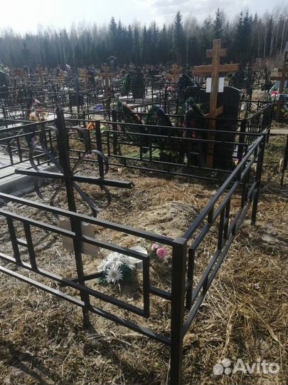 Оградки на кладбище за погонный метр
