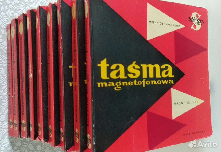 Аудио бобины Tasma и для кинопроектора 8 мм