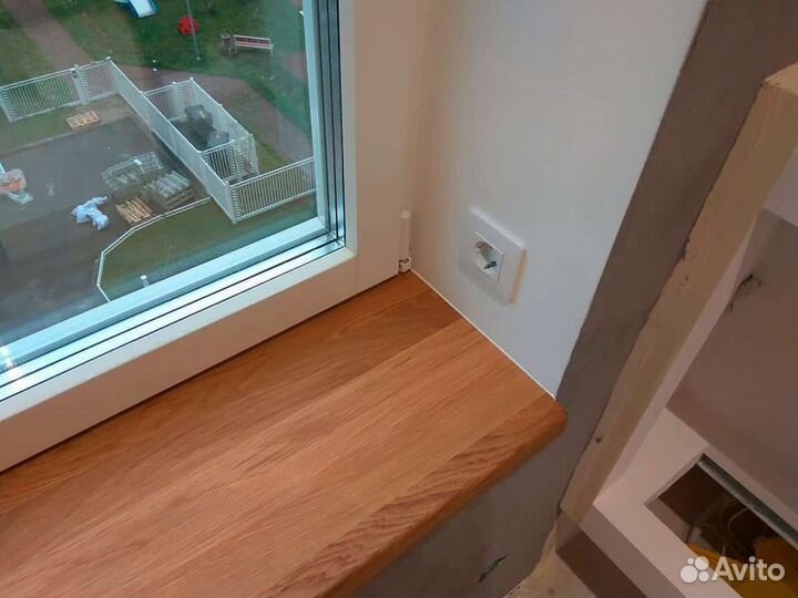 Подоконник пластиковый под дерево