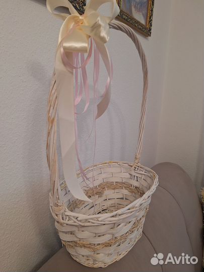 Корзинка плетенная для цветов большая