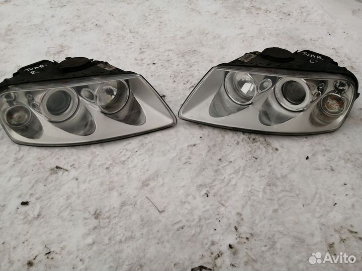 Фара Галоген Фольксваген Туарег 1 до рестайлинг