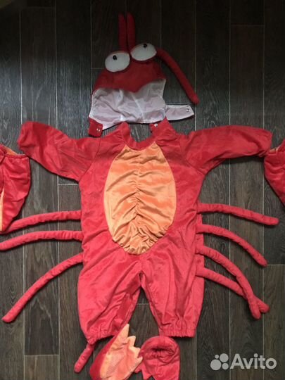 Костюм на 2года крабик
