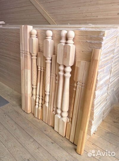 Балясина сосна/ель 50х50х900 от производителя