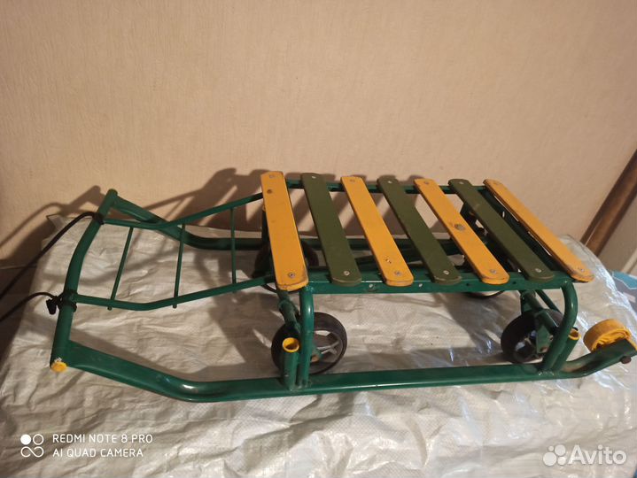 Санки на колесах