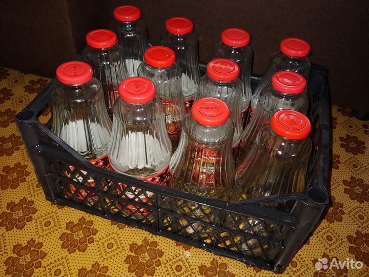 Стеклянная бутылка 1 л