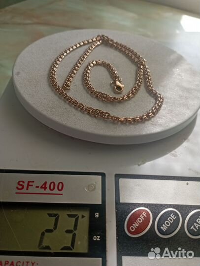 Золотая цепь Бисмарк унисекс 23 гр 57 см