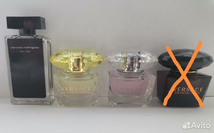 Миниатюры Tocca Gia, Narciso Rodriguez, Versace