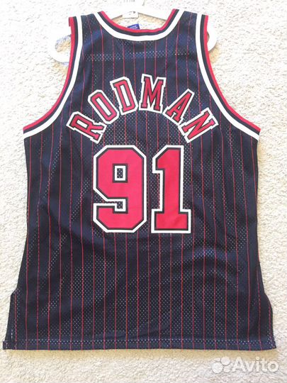 Champion NBA джерси Dennis Rodman Chicago Bulls