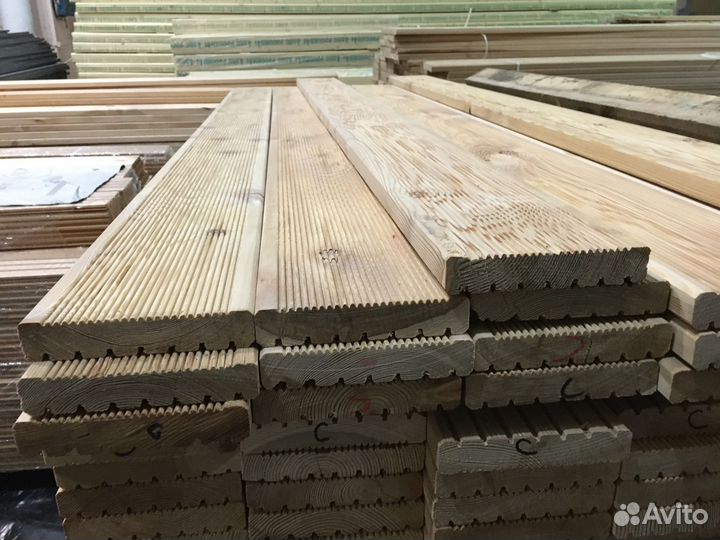 Террасная доска лиственница вельвет