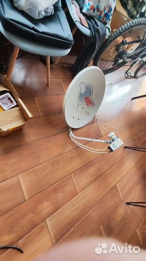 Спутниковая тарелка МТС с роутером