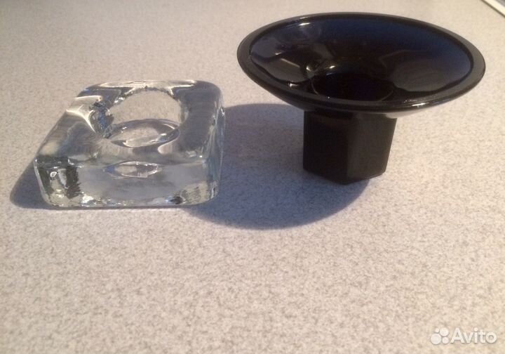 Подсвечники стекляные