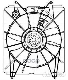 Вентилятор радиатора LFK23ZP luzar