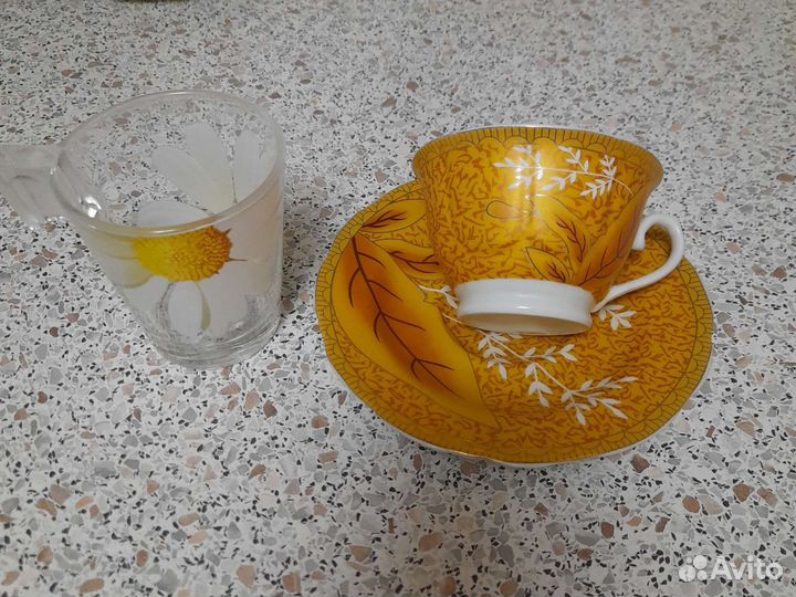 Чашка с блюдцем