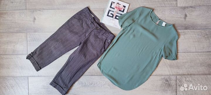 Шорты Tom Tailor + топ H&M