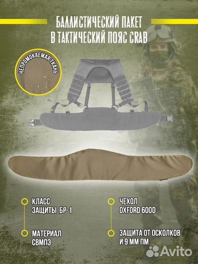 Баллистический пакет в рпс от Калибр, свмпэ