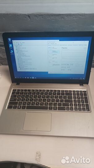 Ноутбук Asus amd a4/4GB/radeon r3 SSD+HDD 2019год