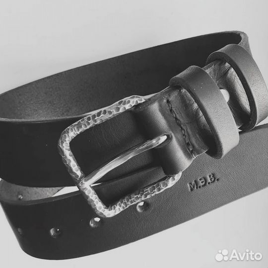 Мужской кожаный ремень