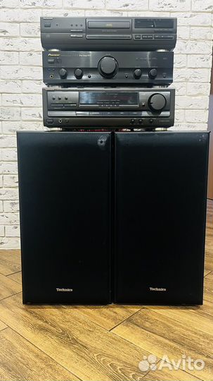 Музыкальный центр Тechnics и Pioneer