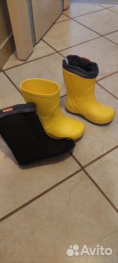 Детские резиновые сапоги