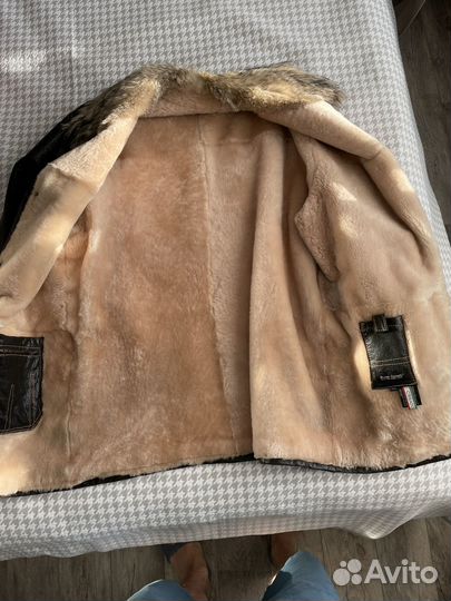 Дубленка мужская зимняя 52 54 размер