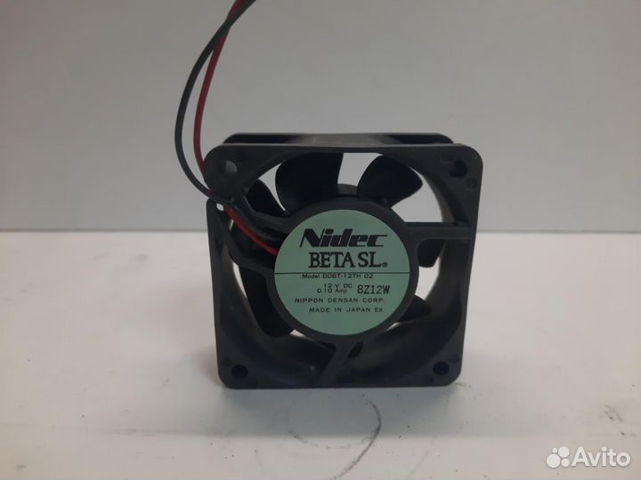 Вентилятор Nidec 60x60x25 D06T-12TH 02 12V 0.1A 2