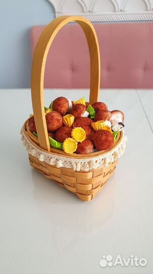 Зефирный букет, зефирные грибы