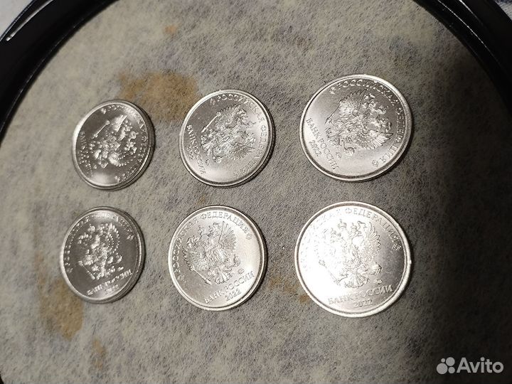 1рубль 2022г перевертыш ммд