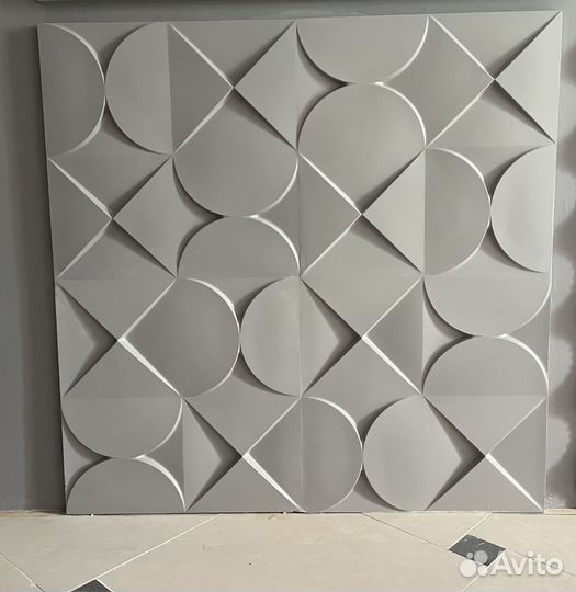 3 D панель из гипса