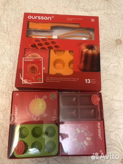 Швейцарские наборы для выпечки с формой и книгой р