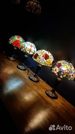 Лампы настольные тиффани